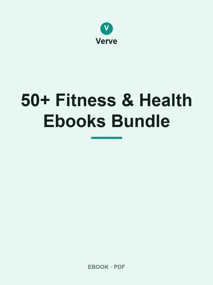 50+ Fitness & Health Ebooks Bundle cover