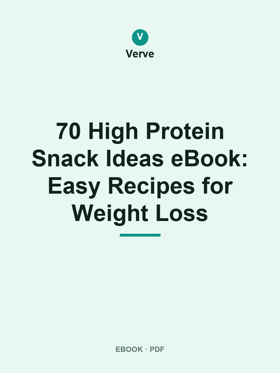70 High Protein Snack Ideas eBook: Easy Recipes for Weight Loss cover